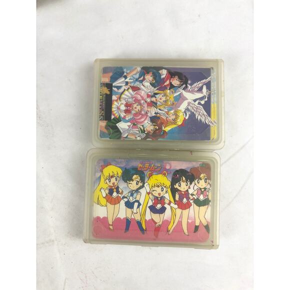 Vintage Lot of 5 Sailor Moon FAN BOOK Playing Cards Flag Japan 1st EDITION 1990s - Picture 7 of 16